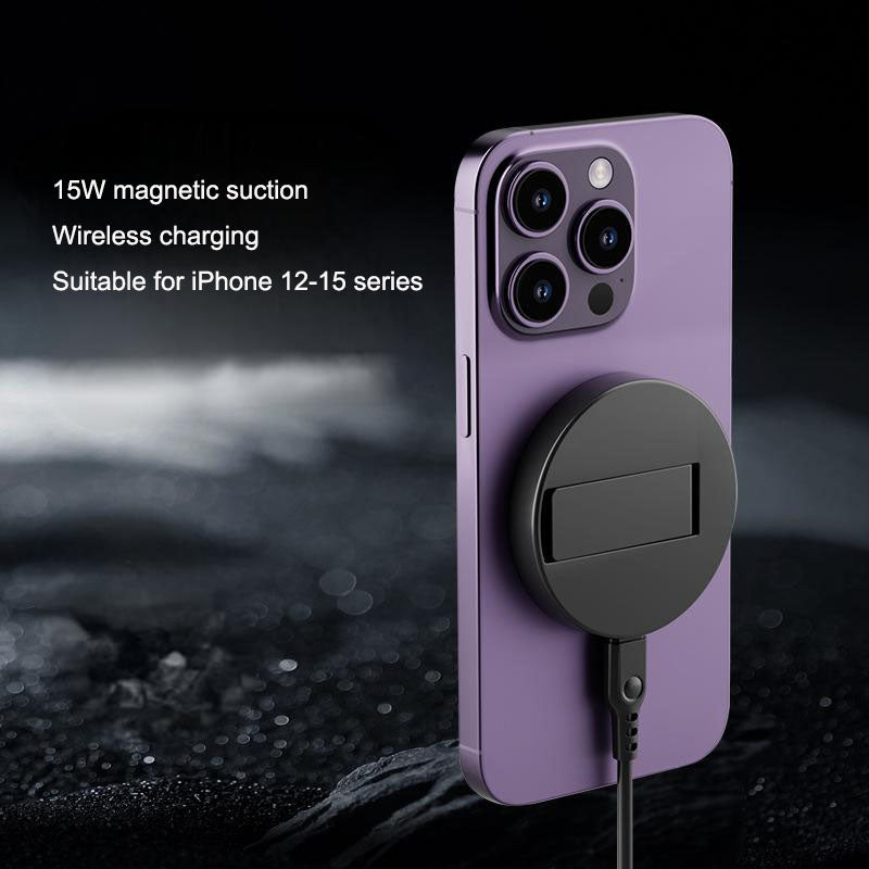 Suitable for Apple 15 magnetic wireless charger fast charging desktop phone charging dual-purpose stand - Korvel