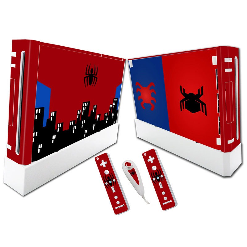 Peau de Console Wii Spider-Man Fortress Night - Styles Multiples