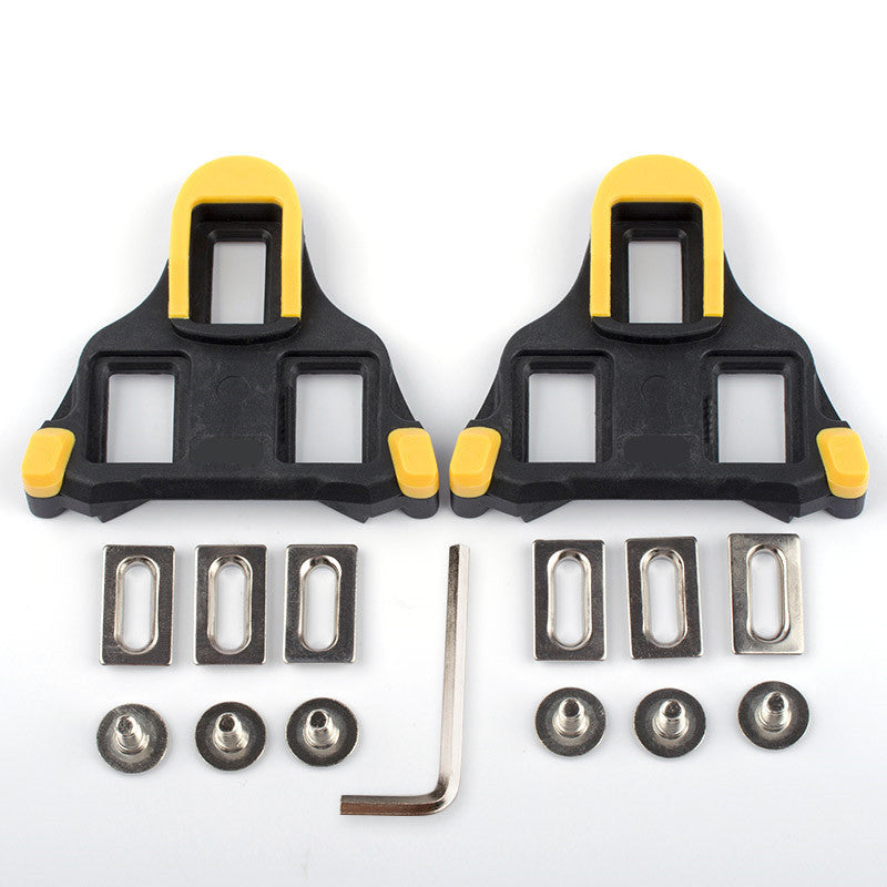 Bicycle Splint Set Special For Road Cycling Shoes|Riding Equipment Red And Yellow Optional Pedal 6 Degrees - Korvel
