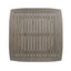 Outdoor Square Acacia Wood Table with Straight Legs, Gray - Korvel