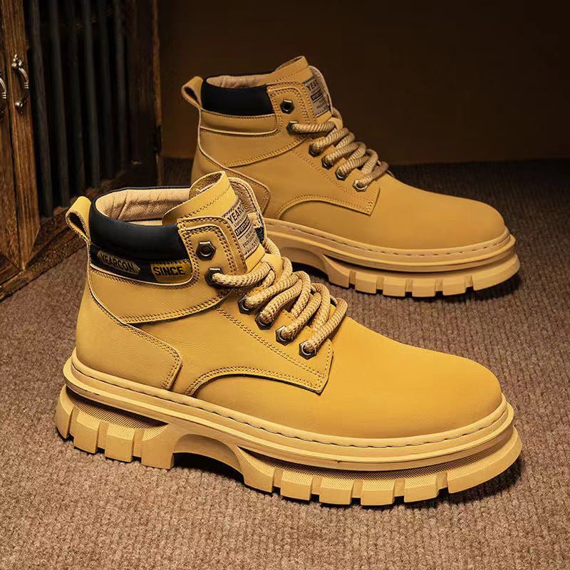 Trendy High Top Martin Boots for Men