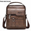 Sac messager pour homme premium - Sac bandoulière en PU cuir élégant
