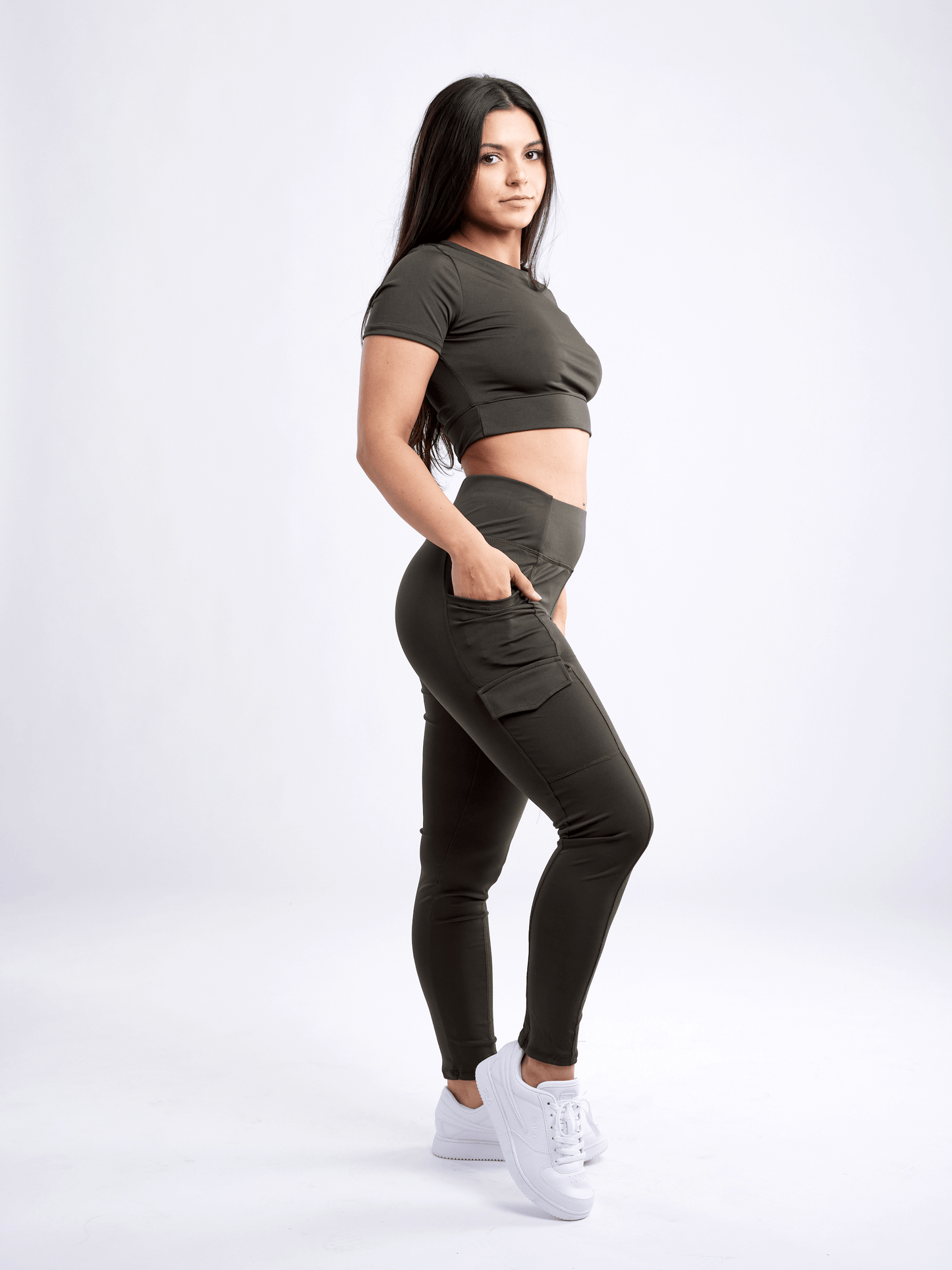 JupiterGear Crop Top à Manches Courtes