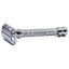 Rasoir de sécurité à double tranchant Parker 66R en chrome lourd