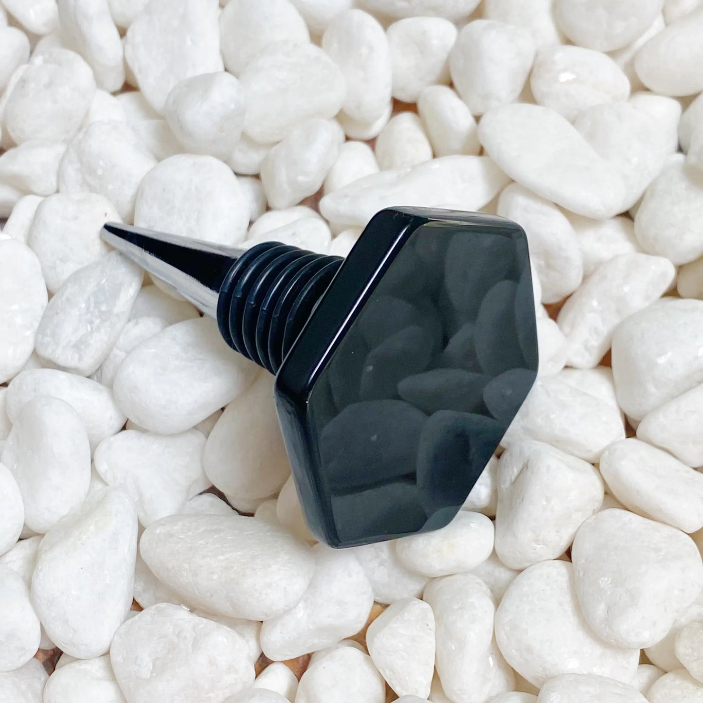 Tapon de Vino de Piedra Hexagonal Soho Lounge