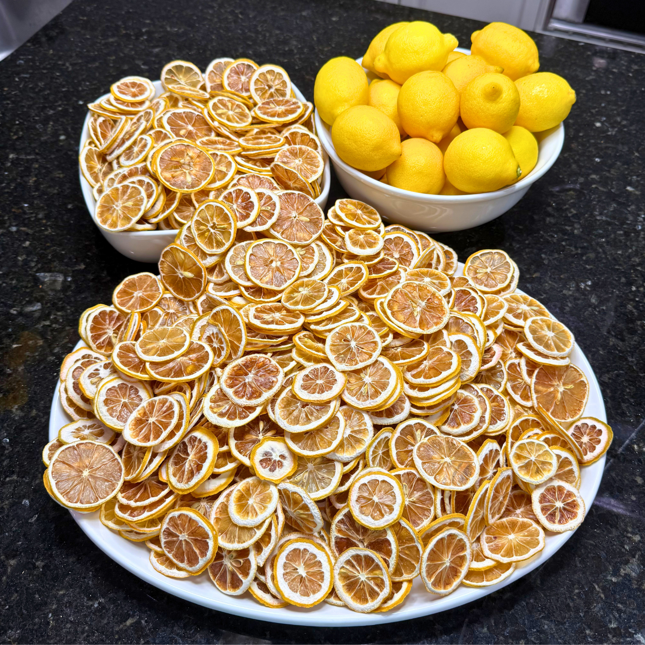 Dehydrated Lemon Slices for Bar & Decor