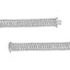 Pulsera de eslabones en plata esterlina .925 con diamantes de corte redondo de 5.00 Cttw