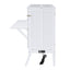 Queen Size Murphy Bed with Built-In Charging Station and a Shelf  White - Korvel