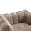 Soft Bean Bag Chair with High Resilient Foam(Chips)for living room and bedroom,Comfortable Square Lazy Sofa with Footstool - Korvel