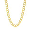 Collier en chaîne curb en or jaune 10k de 7,0 mm