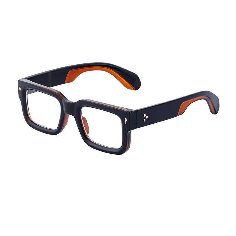 Fashionable boxy sunglasses for men with a simple frame that can be paired with nearsighted glasses - Korvel