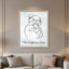 L'impression sur toile Chat Le Monde Peut Attendre