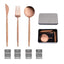 Premium 304 Stainless Steel Portable Flatware Set
