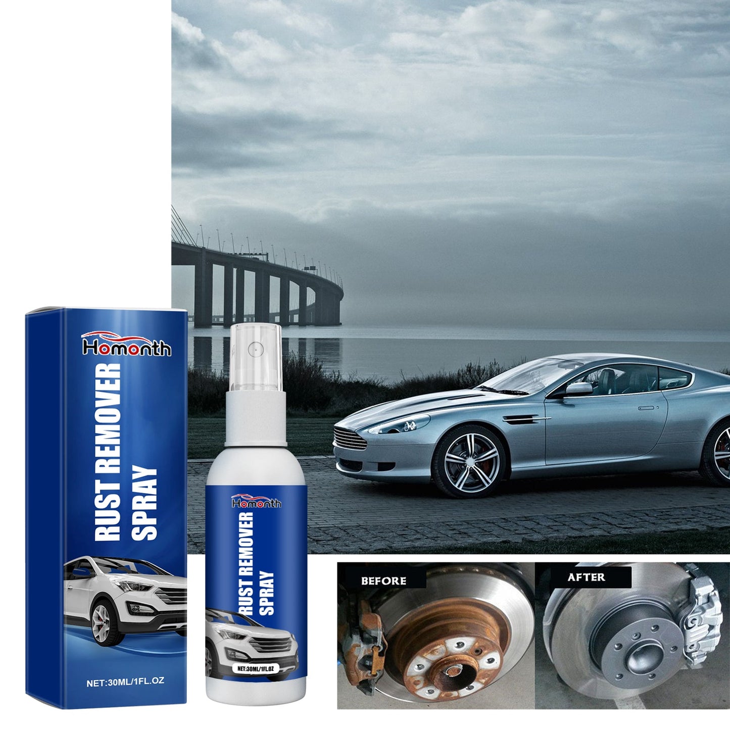 Spray Premium Removedor de Óxido para Cuidado del Vehículo