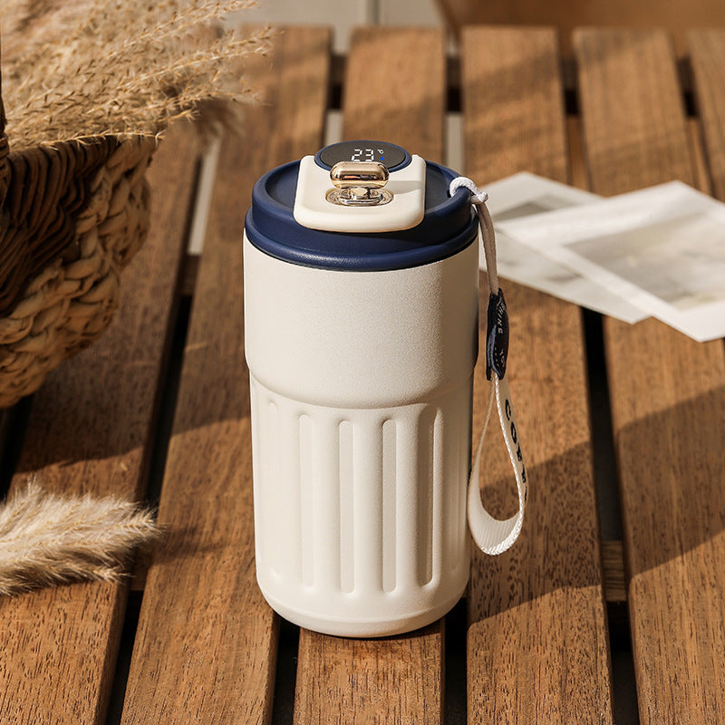 Botella Térmica Digital Inteligente - Taza de Acero Inoxidable Aislada de 450ml