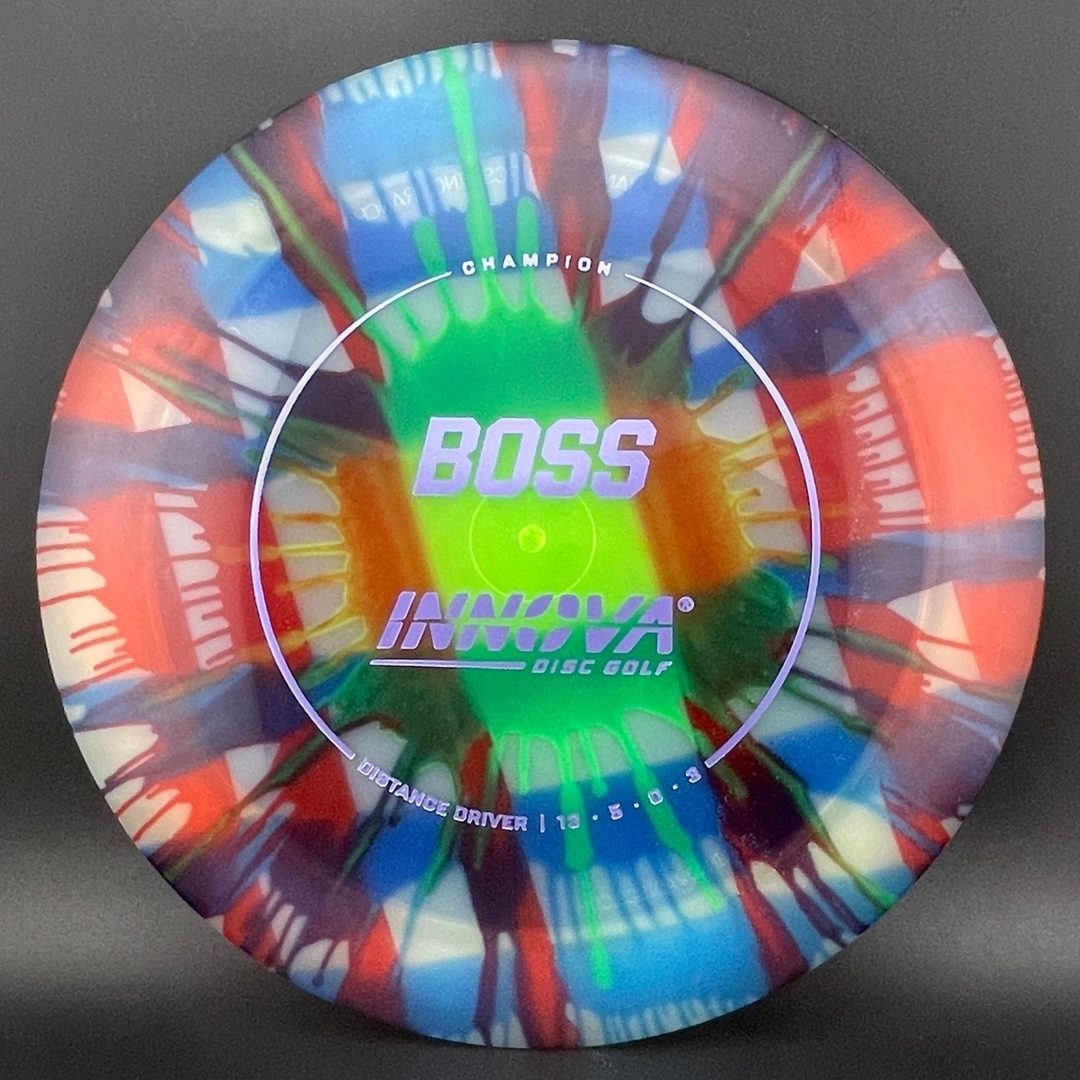 I-Dye Champion Boss Disc Golf Driver