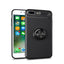 Coque de téléphone en silicone ultra mince avec anneau magnétique pour iPhone