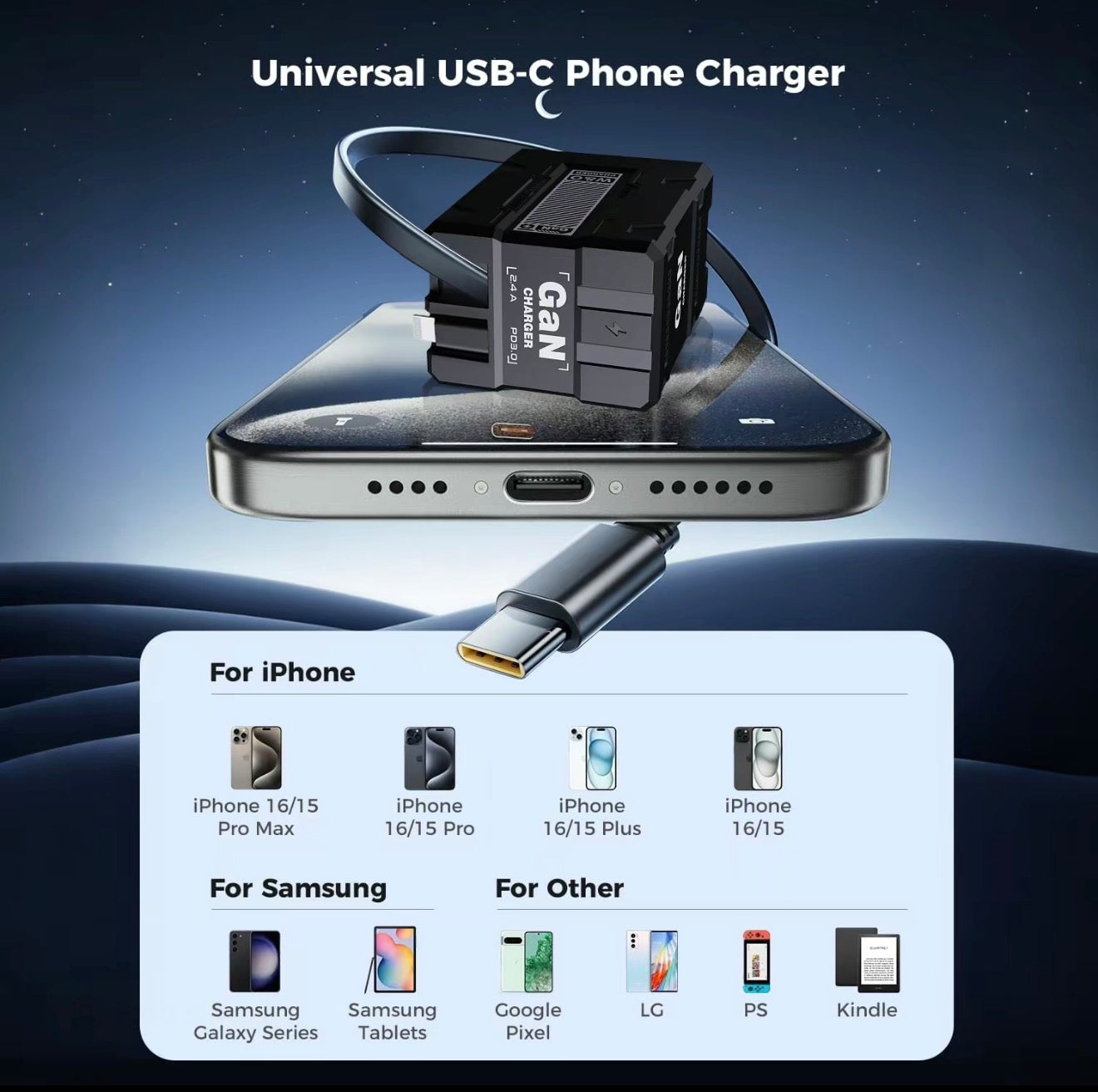 PowerLink Adapter Charger - 120W Fast Charging