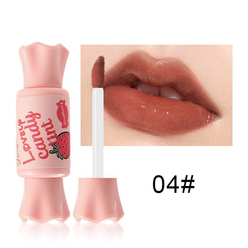 Dragonranee Mirror Pink Candy Lip Glaze Female Student Models Cute Waterproof Lipstick Dyed Lip Liquid - Korvel
