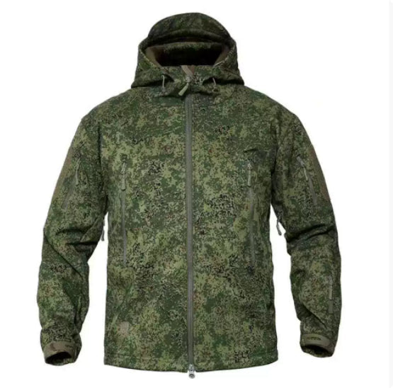 Chaqueta deportiva de concha suave de piel de tiburón para hombre