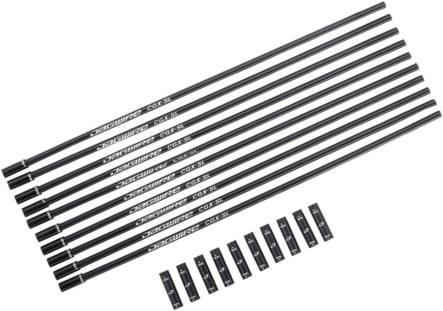 Jagwire Flexible 4mm Housing Segments for Shimano Derailleurs - Pack of 10