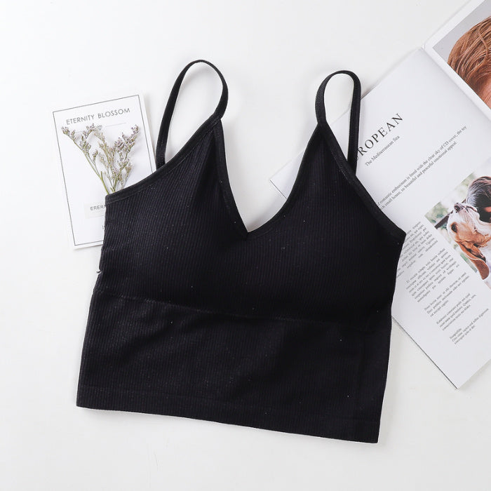 Soutien-gorge de sport tube premium avec design de dos élégant