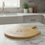 Engraved Bamboo Pizza Board - Cat Hair Secret Topping