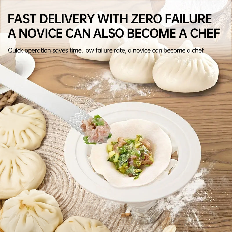 Fabricante de Baozi y Dumplings de Plástico - Herramienta de Cocina Fácil