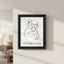 L'impression sur toile Chat Le Monde Peut Attendre