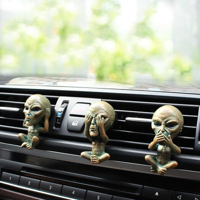 Alien Resin Car Vent Aromatherapy Clip Decoration