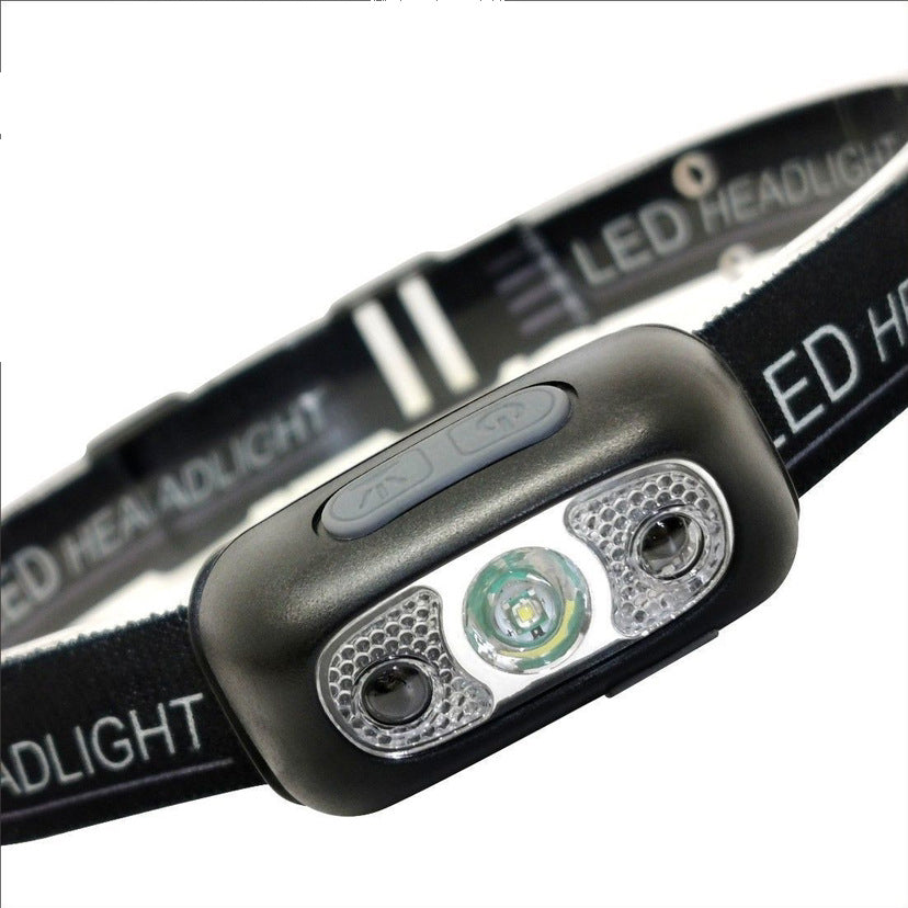 Lámpara Frontal Mini COB LED - Recargable y Versátil