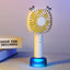 Cute Handheld Mini Fan Desktop Small Fan USB Charging Easy To Carry Fan Mute Small Fan - Korvel