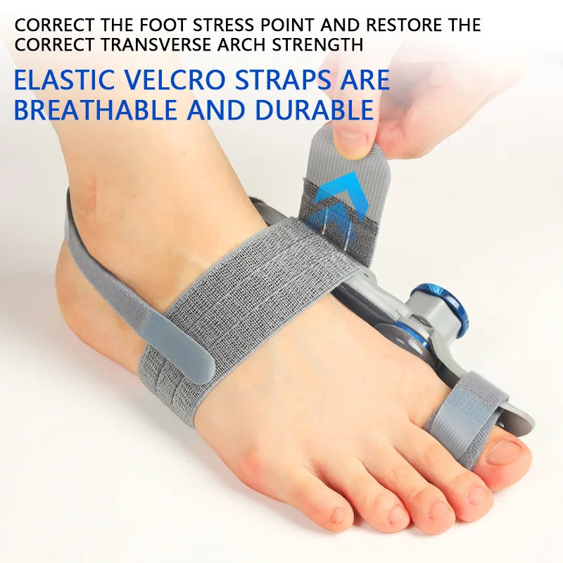 Bunion Corrector Unisex Foot Hallux Valgus Braces Rotatable Toe Separator Straightener Adjustable Pedicure Finger Toe Corrector - Korvel