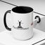 Purrseverance Accent Coffee Mug - Stylish & Functional