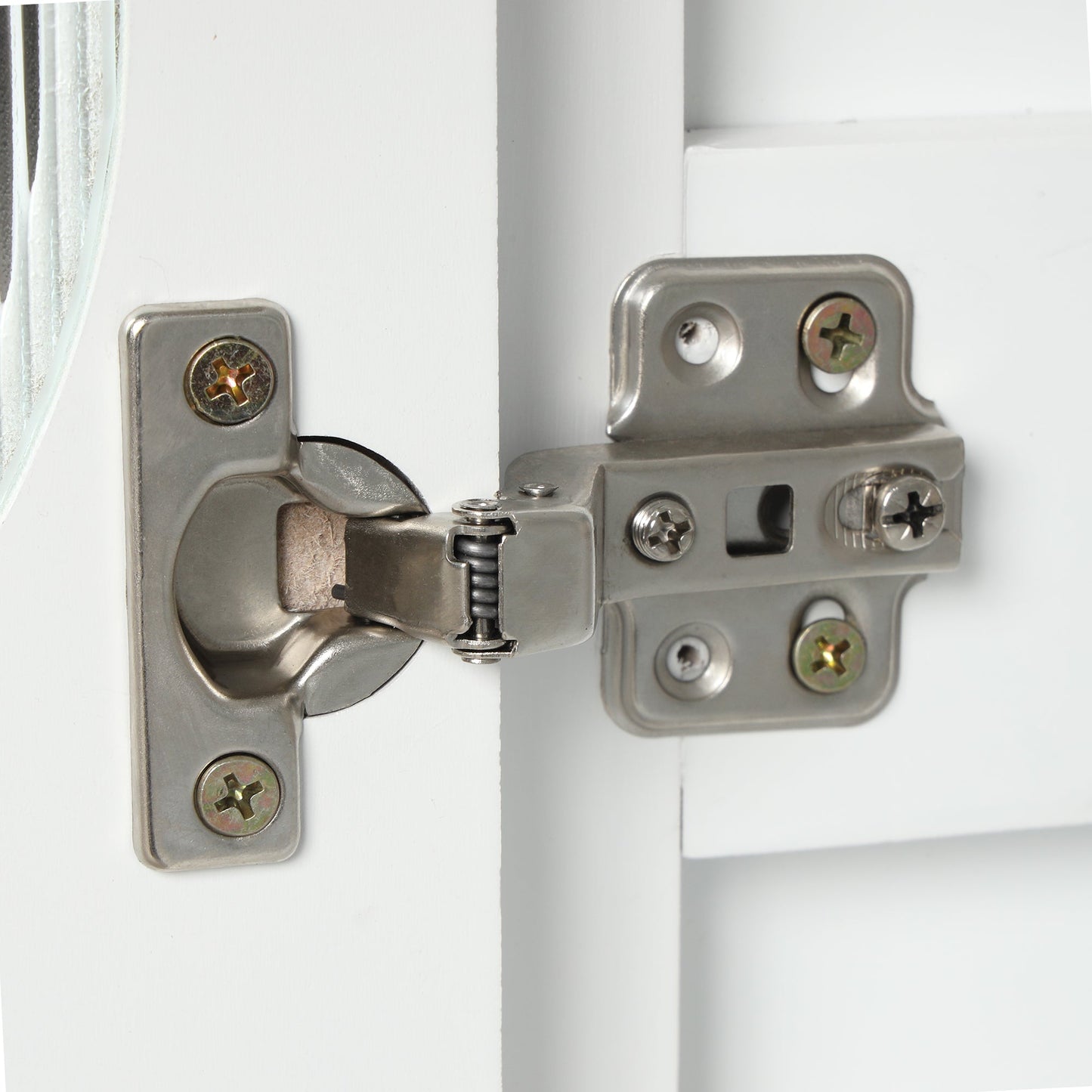 Meuble de salle de bain blanc de 24" avec lavabo et rangement