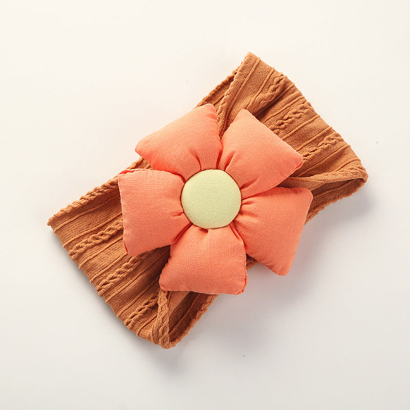 Diadema de Flores de Nylon Jacquard para Niños
