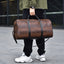 Bolsa de Viaje Personalizada con Patrón de Cocodrilo para Hombre