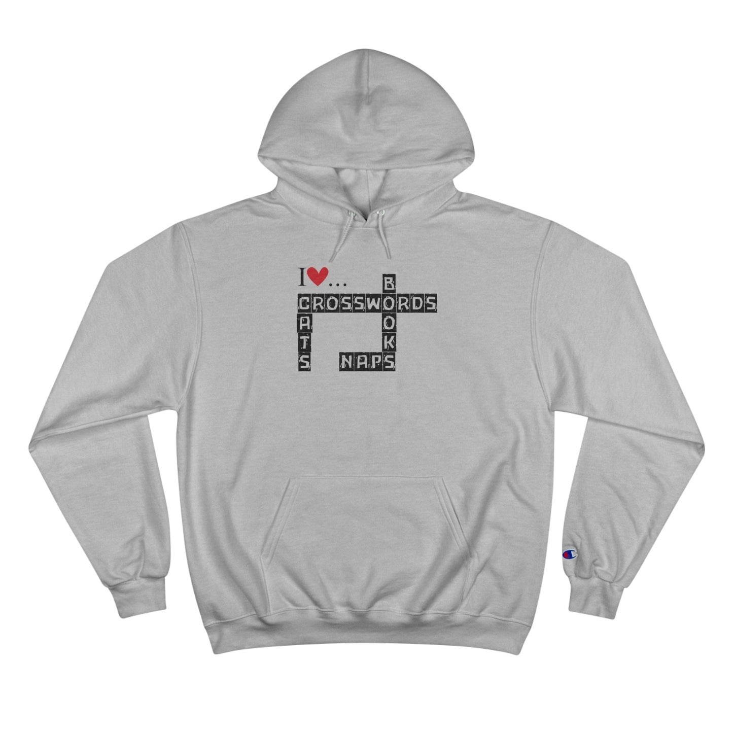 Cozy Crosswords & Cats Hoodie for Cat Lovers - Korvel