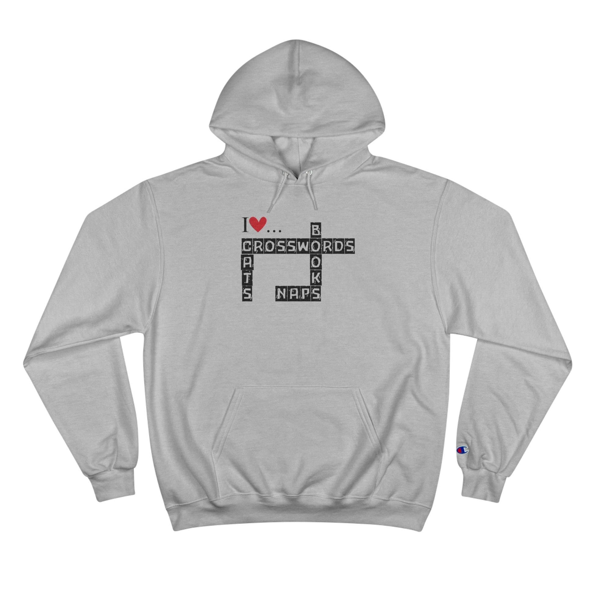 Cozy Crosswords & Cats Hoodie for Cat Lovers - Korvel