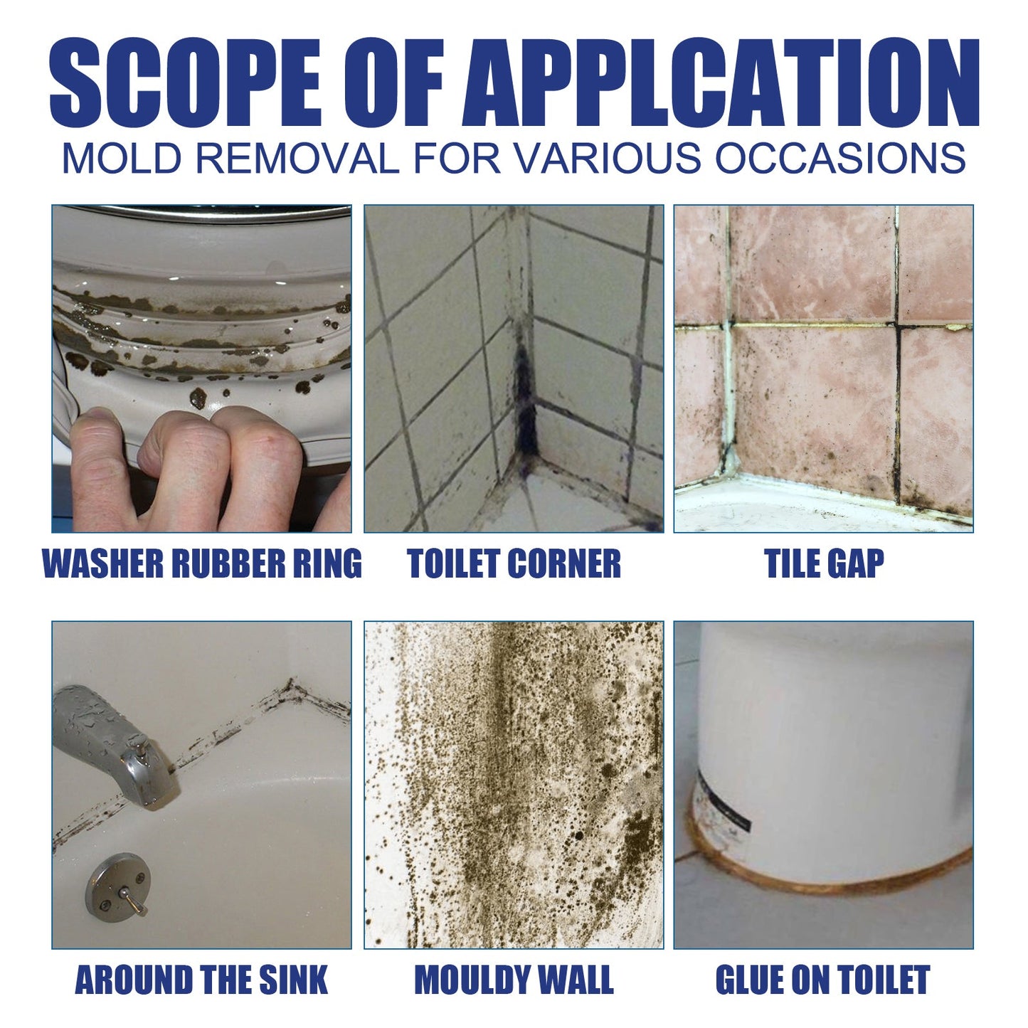 Mildew Remover, Wall Toilet Wash Basin Mildew Removal Spray - Korvel