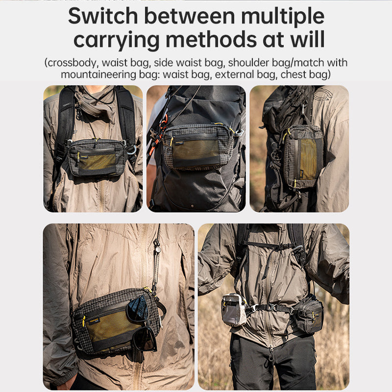 Hikeman - UHMWPE Outdoor Waist Pack for Hiking/Camping/Cycling, Phone & Gear Storage - Korvel