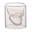 Double layered skull glass, creative bar glass, transparent insulated water glass, skull glass, beer glass, imprisoning pirates - Korvel