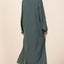Robe maxi à manches longues et décolleté en V Airflow pour femmes