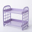 Double Storage Rack Kitchen Small Shelf Desktop Storage Rack Bathroom Sink Plastic Organizing Rack - Korvel