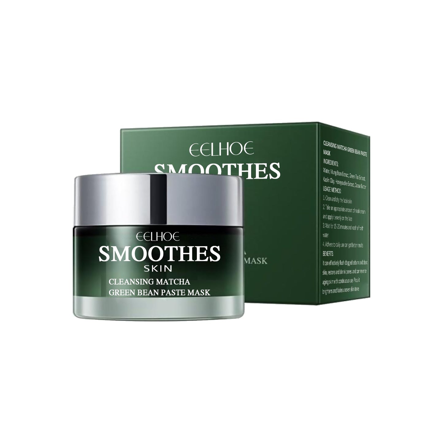Green Tea Blackhead Removal Mask Deeply Cleanses Skin, Tightens Pores And Lightens Blackheads - Korvel