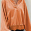 Half Snap Long Sleeve Sweatshirt
