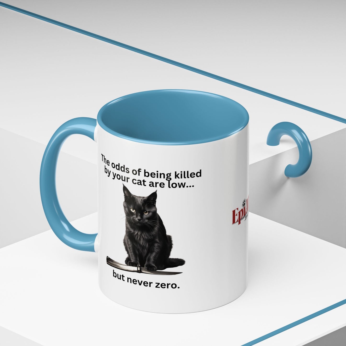 Charming Cat-Themed Accent Coffee Mug (11oz & 15oz) - Korvel