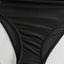 Elegant Black Ruffle V Neck High Waisted Bikini Set