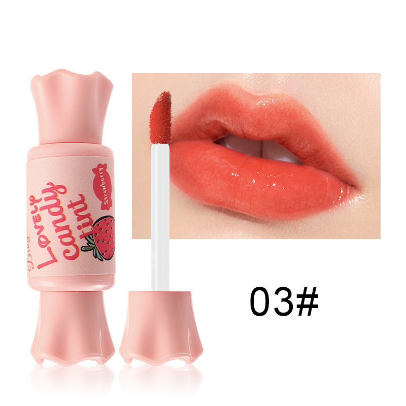 Dragonranee Mirror Pink Candy Lip Glaze Female Student Models Cute Waterproof Lipstick Dyed Lip Liquid - Korvel