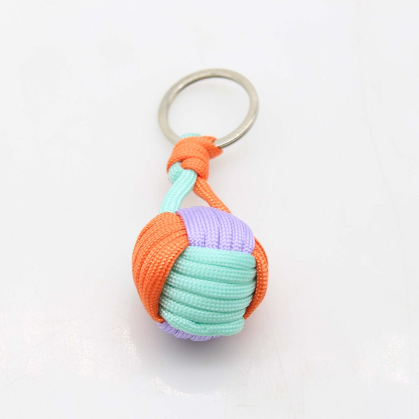 Outdoor Parachute Cord Woven Key Ball - Versatile Key Pendant
